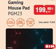 POLOSMART OYUNCU GAMİNG MOUSE PAD PGM23